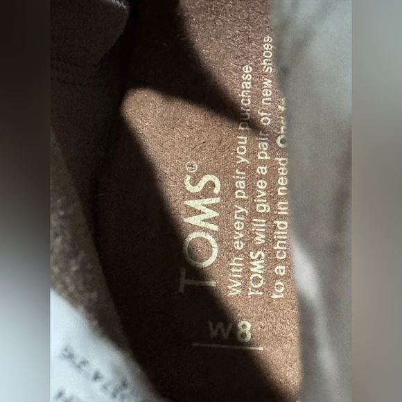NEW TOMS Majorca Ankle Boot Taupe Suede Size 8 - Picture 10 of 11